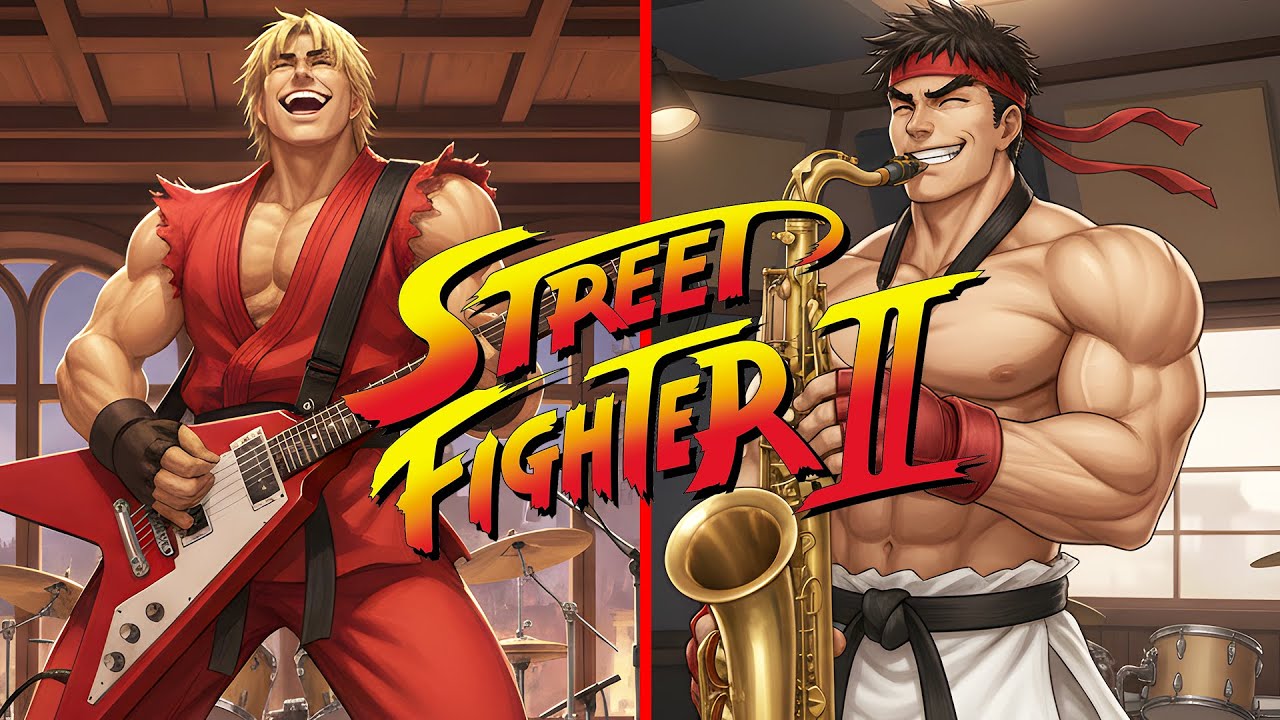 🕺 City Pop Playlist - Street Fighter 2 Remix Soundtrack