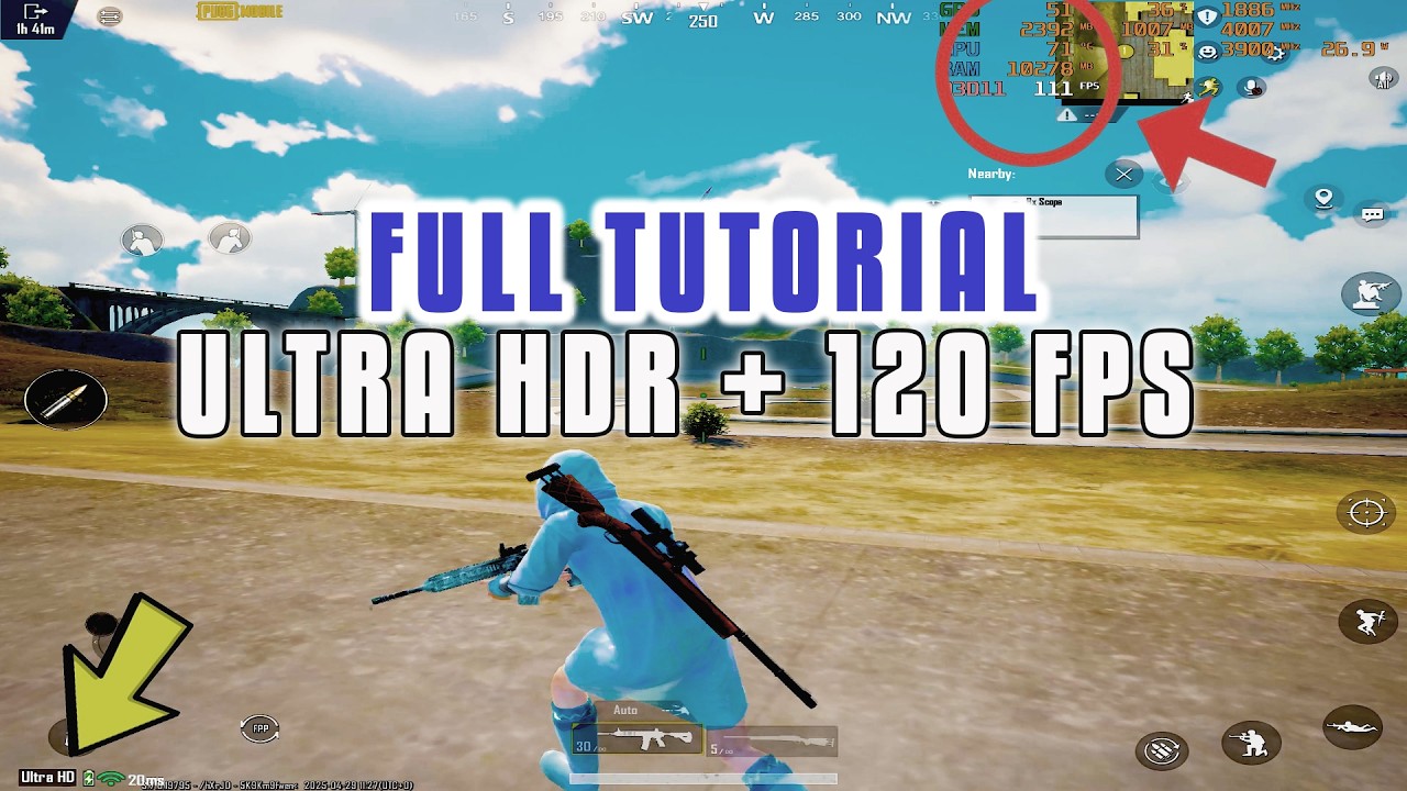 Игровой цикл Ultra HDR 120FPS PUBG