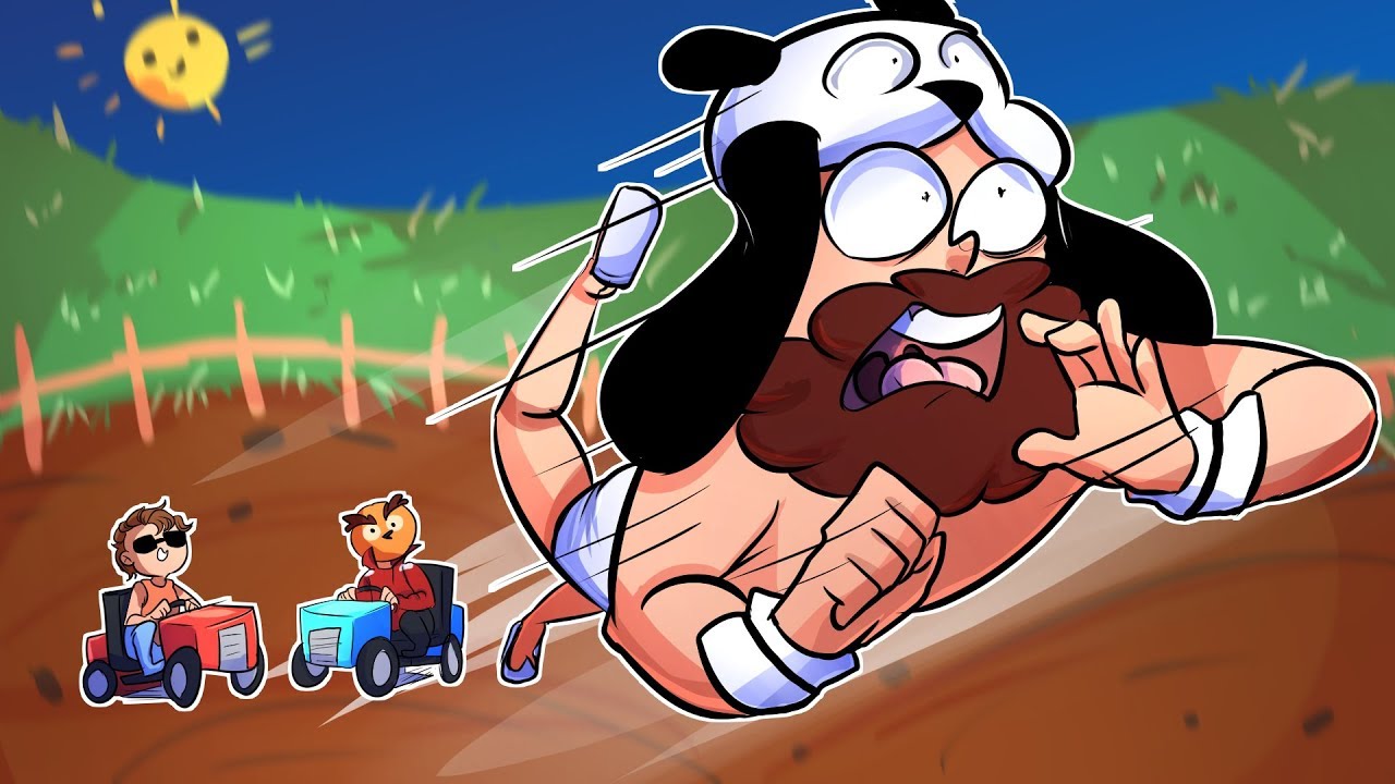 Body Floppers and Panda Squeals + MORE Mower Derby! - WRECKFEST