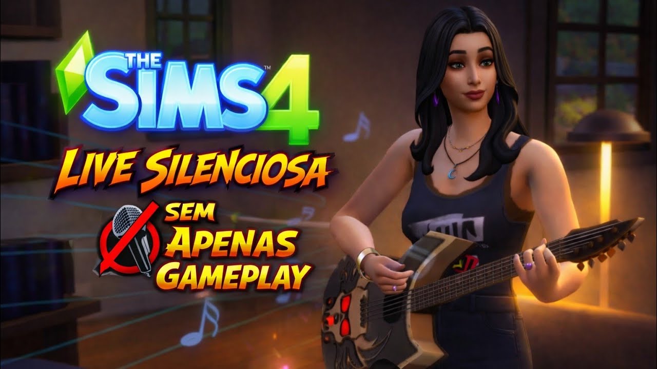 ☀️Uma tarde tranquila na vida dela|The Sims 4 Live Cozy/Silenciosa|NO MIC 🔇