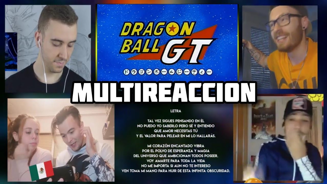 Españoles reaccionan al opening de Dragon Ball GT Latino l Mi corazón encantado l Multi Reaccion