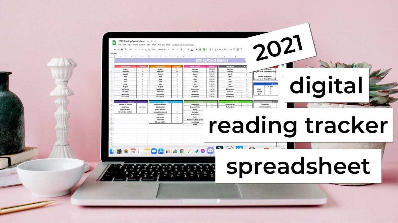 2021 Digital Reading Tracker Using Google Sheets | Walkthrough + Set-up