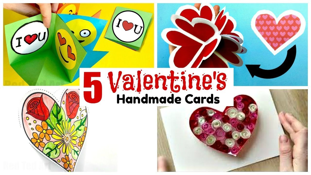 5 AWESOME I LOVE YOU Card Ideas Valentines Card DIY 3D PopUp