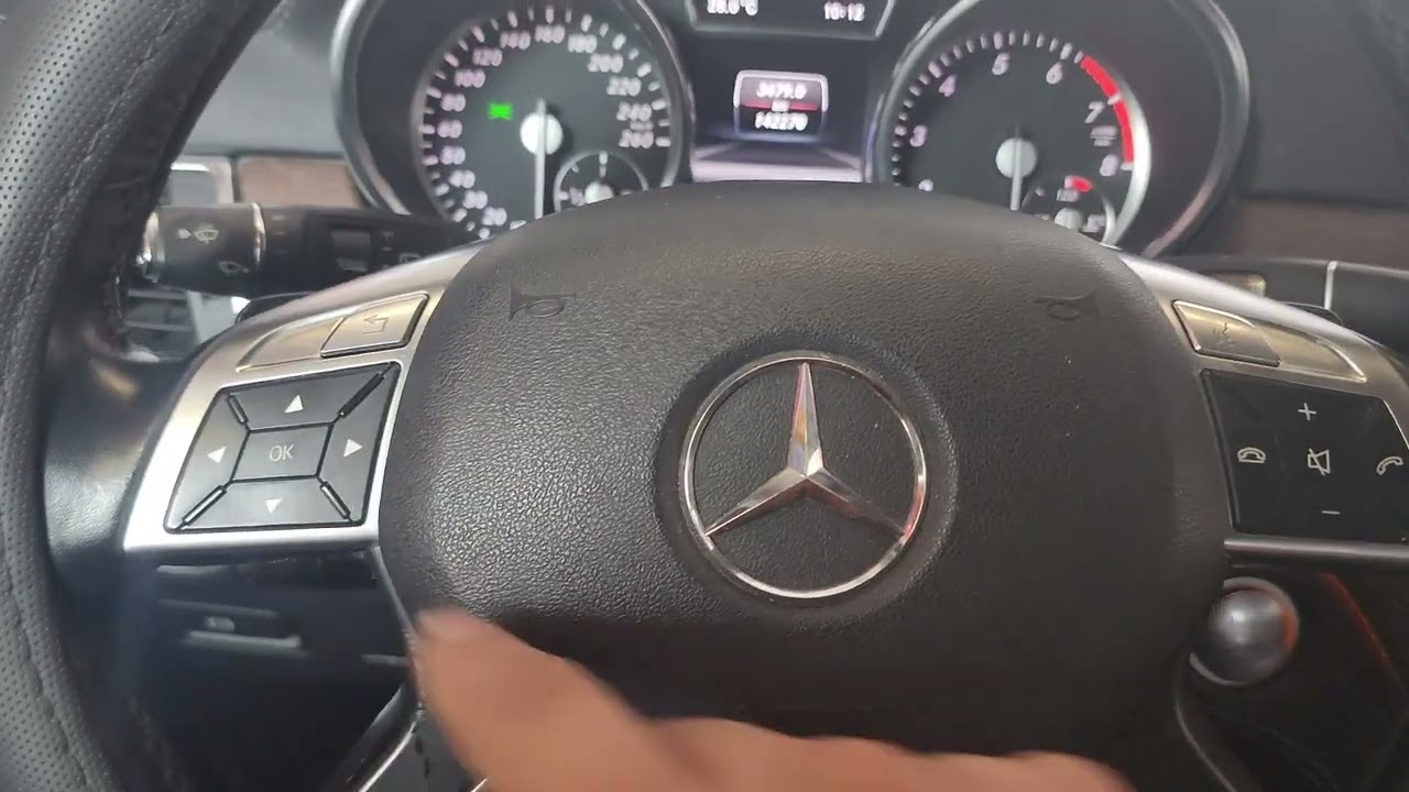Reset de servicio, Mantenimiento requerido Mercedes ML350 2013