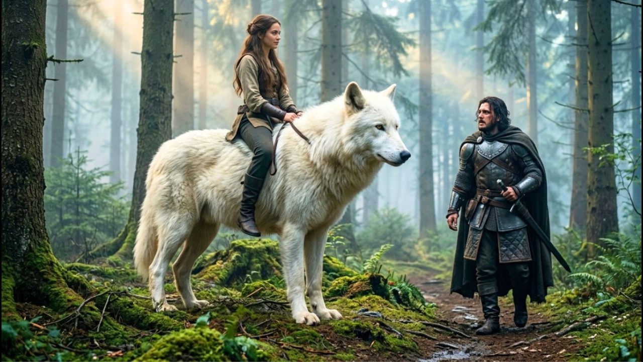No Alpha Could Tame the White Wolf — The Alpha King Was Stunned to Learn She Rode It Since Childhood