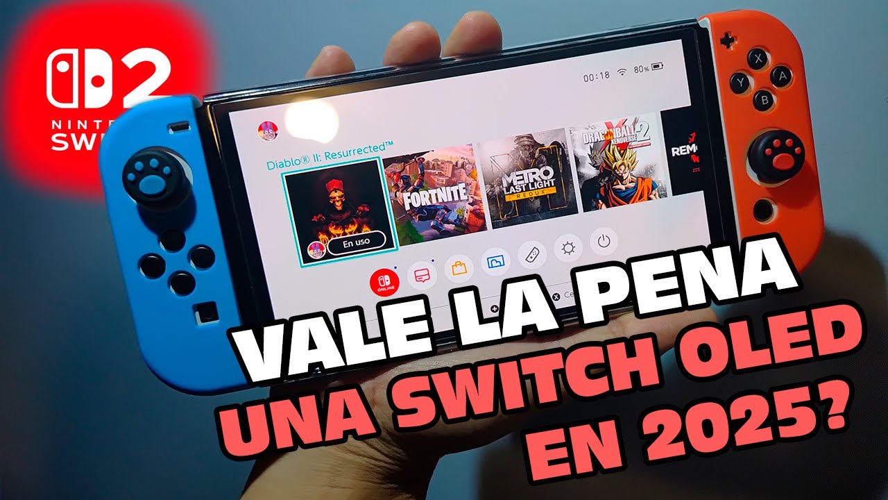 ¿VALE LA PENA comprar una Nintendo SWITCH OLED en PLENO 2025?