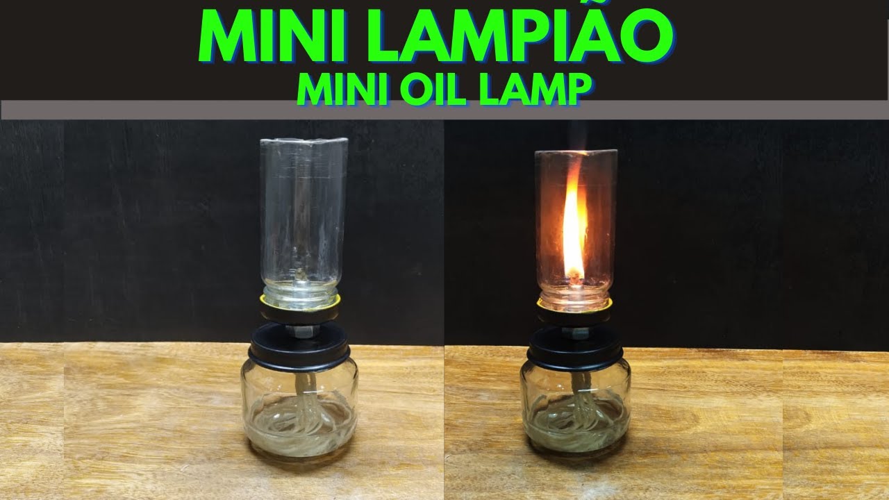Como fazer lamparina com 2 potes de vidro - Fácil de fazer #lanterna #lampião #luz