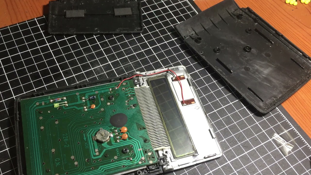 【CC】修復計算機液晶螢幕黑化(氧化)問題 (How to Fix Calculator's LCD Stained by Oxidation / Black Spot on LCD)