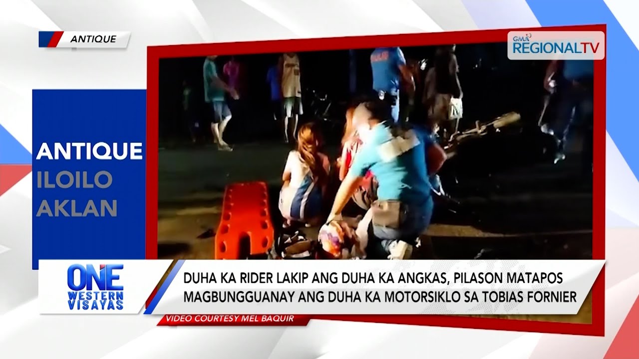 Duha ka rider lakip ang 2 ka angkas, pilason sa bungguanay sa Tobias Fornier | One Western Visayas