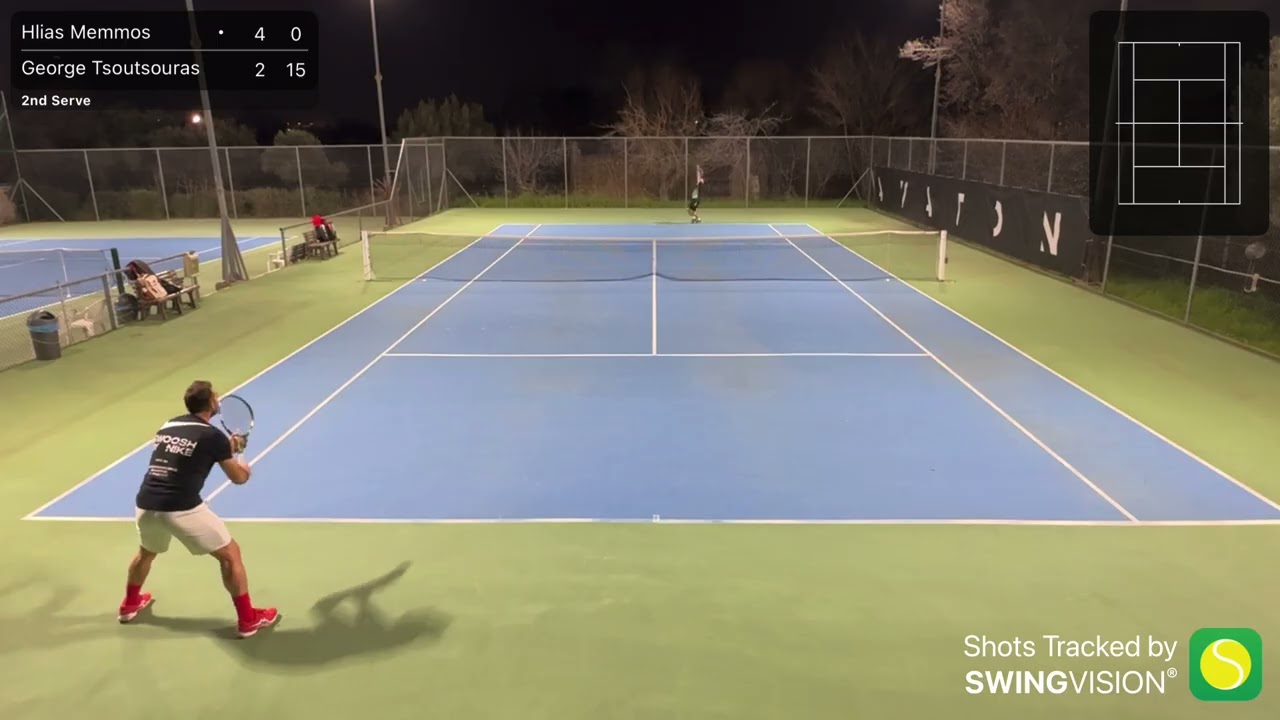Swing vision Τσούτσουρας Γ. (3.0) vs Μέμμος Η. (3.5) Πρωτάθλημα Αθήνας 2026