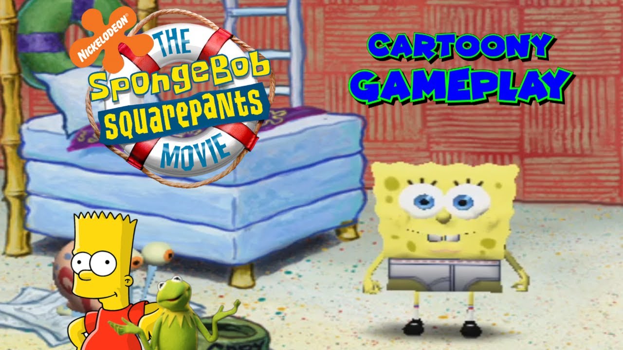 Cartoony Gameplay: The SpongeBob SquarePants Movie (PC) PART 1