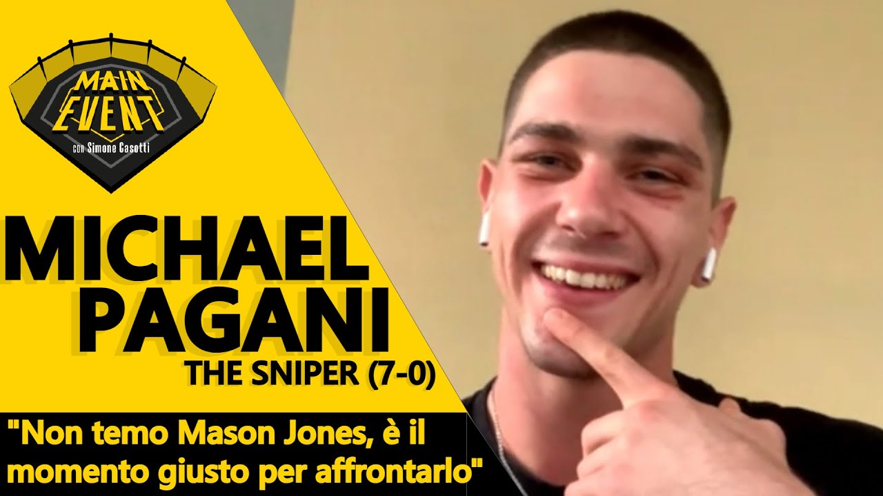 🎙🟡MICHAEL PAGANI sul match con Mason Jones (ex-UFC), camp in USA, complimenti di un campione UFC