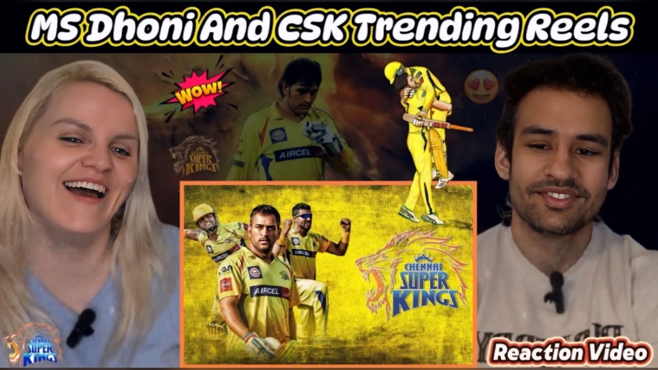 MS Dhoni Trending Reels | CSK Trending Edits | IPL 2025 | Reaction Video💥