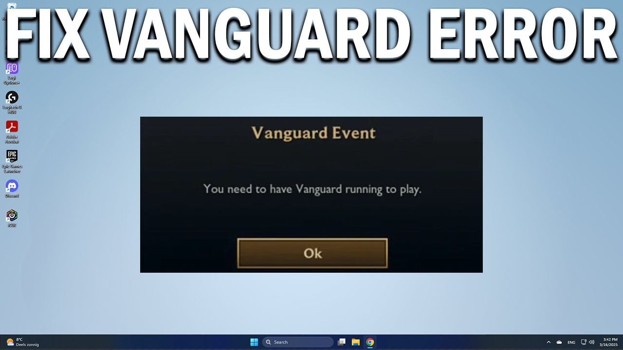 How To Fix You Need To Have Vanguard Running To Play - Easy Fix