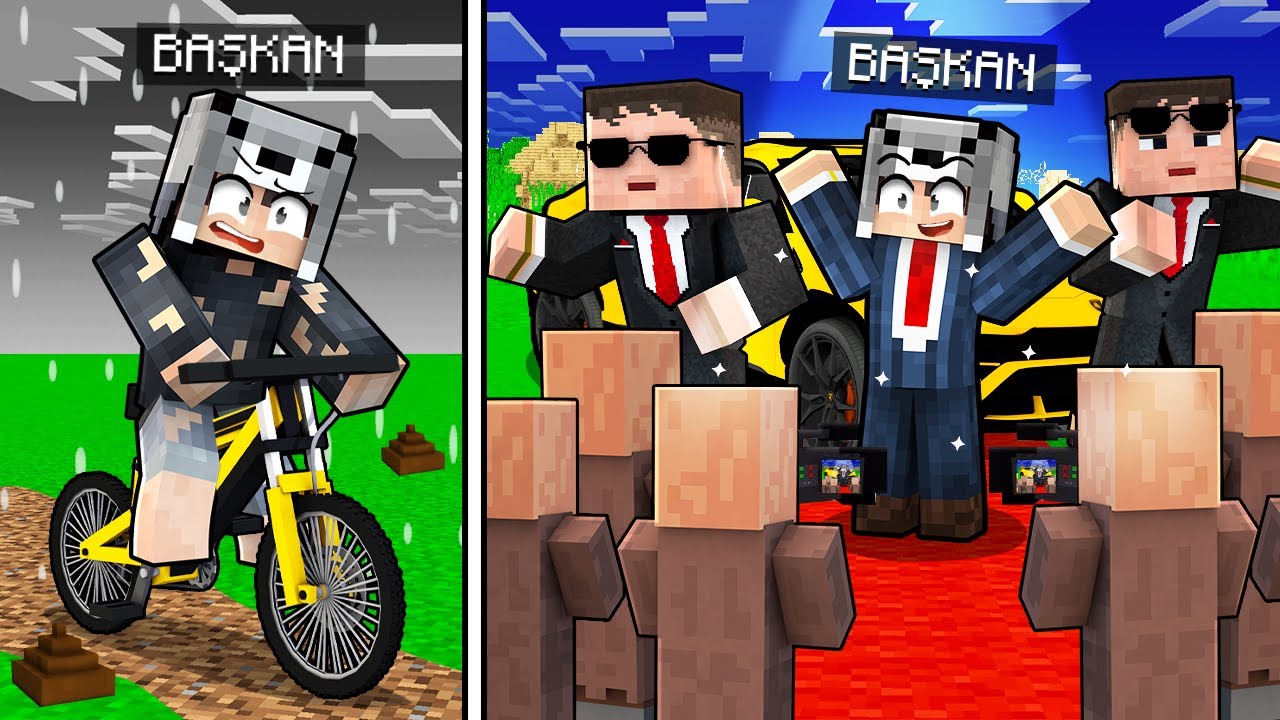 FAKİR BAŞKAN VS MİLYONER BAŞKAN - Minecraft