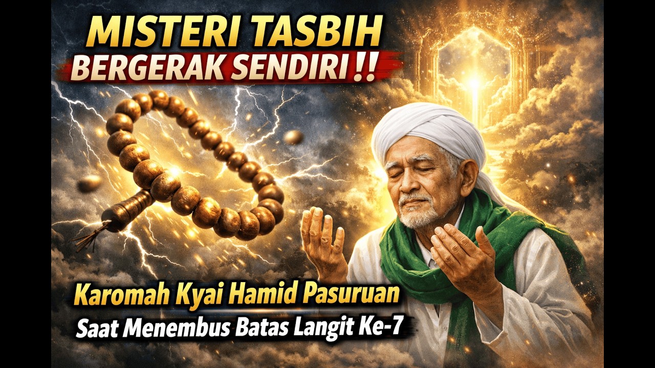 MISTERI TASBIH BERGERAK SENDIRI‼️ Karomah Kyai Hamid Pasuruan Saat Menembus Batas Langit Ke 7