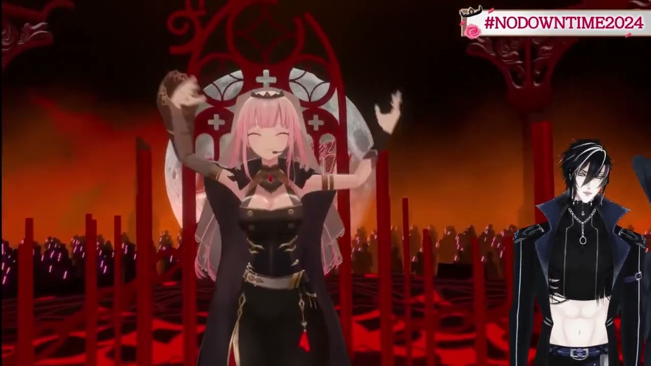 Demon Vtuber Reacts to 【NO DOWN TIME!!】Mori Calliope 3D Birthday Live 2024