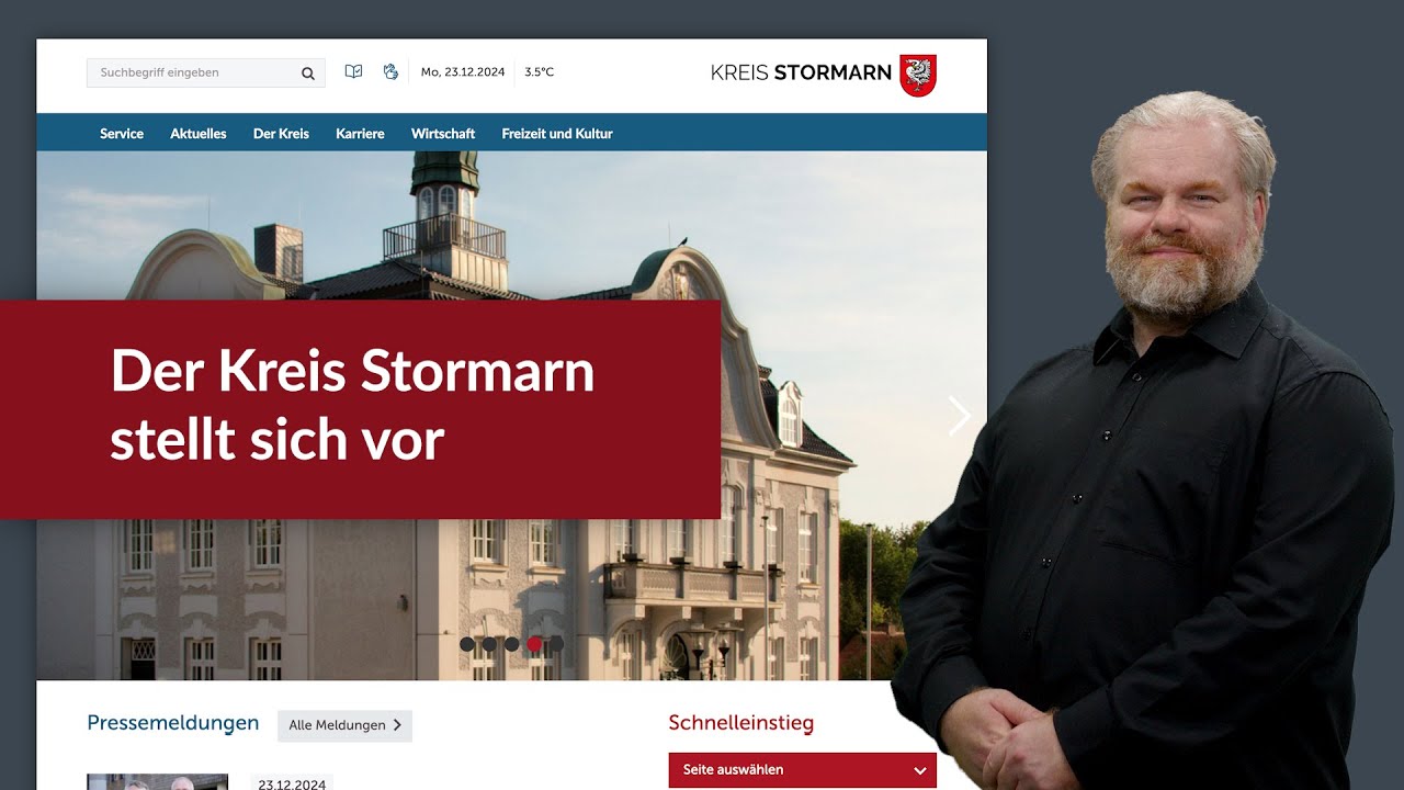 Kreis Stormarn - Navigation der Internetseiten