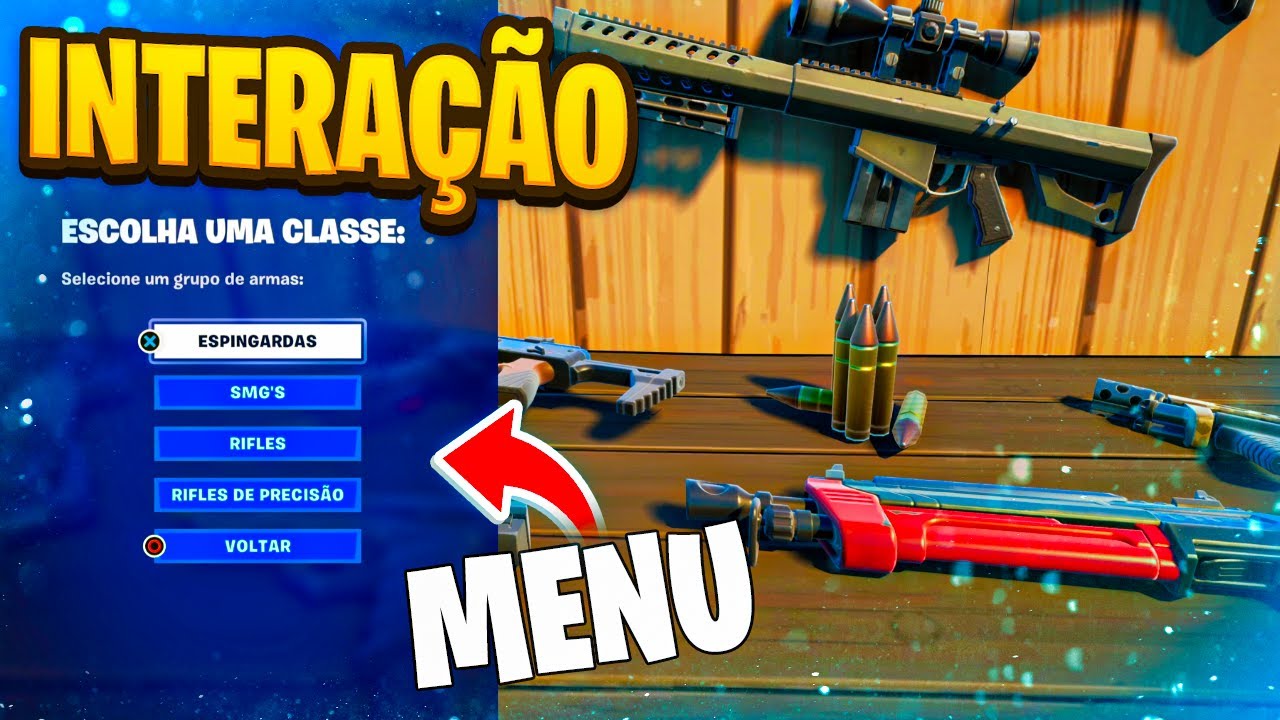 Como fazer um MENU de INTERAÇÃO usando a JANELA de DIÁLOGO no Fortnite Criativo!!