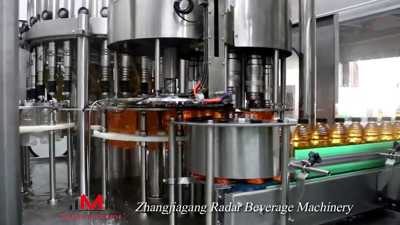 Monoblock 3 in 1 Juice Tea Sports Drink Hot Filling Line China Filling Machine