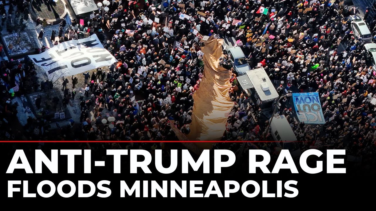 Minneapolis LIVE: HUGE Anti-ICE, Anti-Trump Protest Hits Subzero Streets on US National Shutdown Day