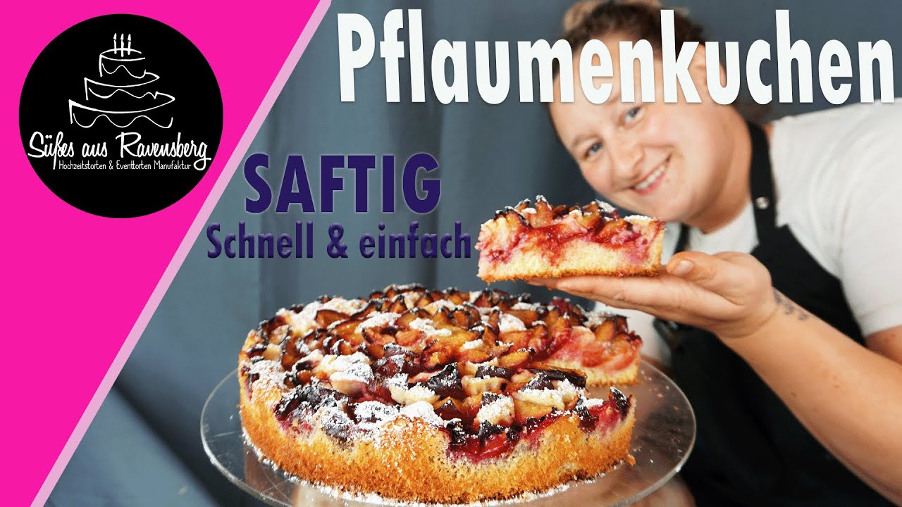 Aufgepasst: Saftiger wird ein PFLAUMENKUCHEN nicht ❗ 