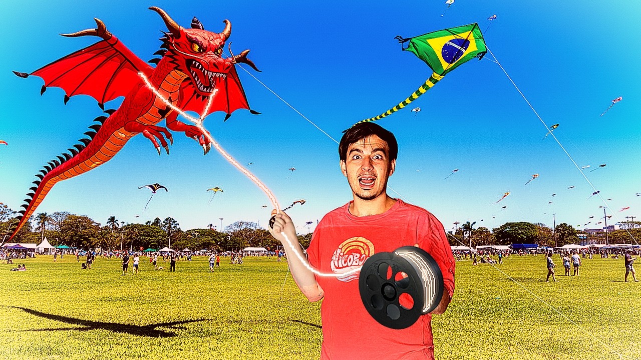 COMPREI UMA PIPA DRAGÃO 3D MAIS LOUCA DO MUNDOO😯🌍