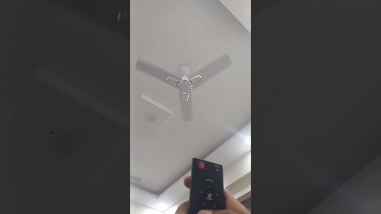 Remote control fan 