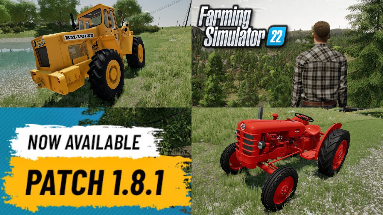 Surprise Game Update! 1.8.1.0 Out Now! | Farming Simulator 22