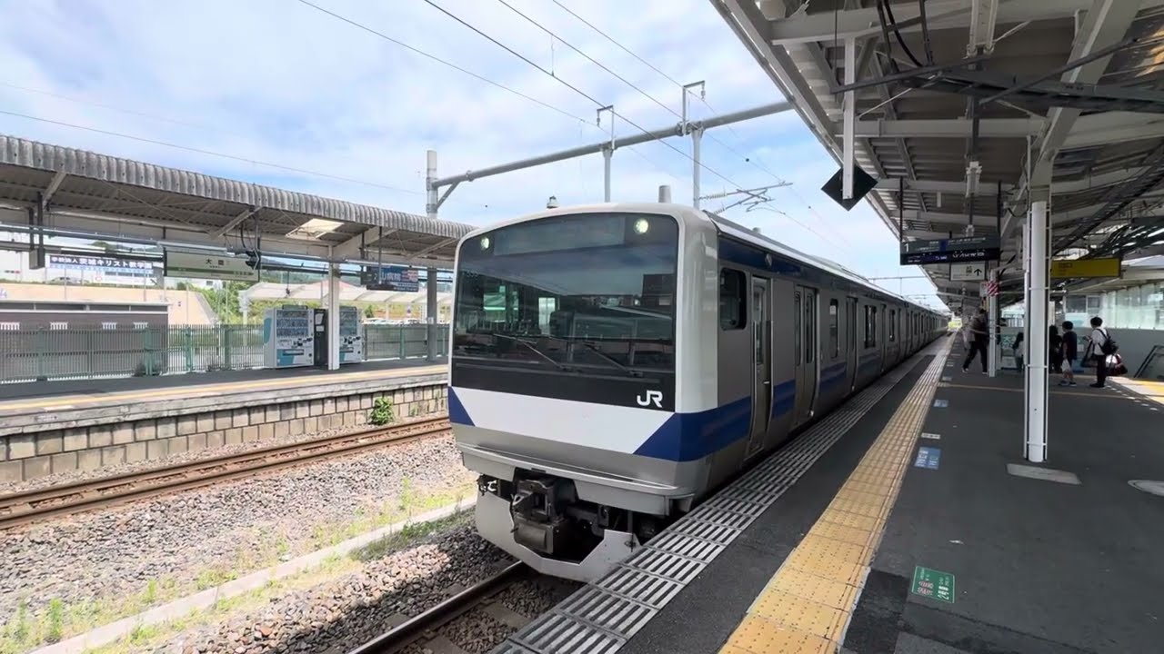 常磐線 普通ワンマン 水戸行き E531系 大甕発車
