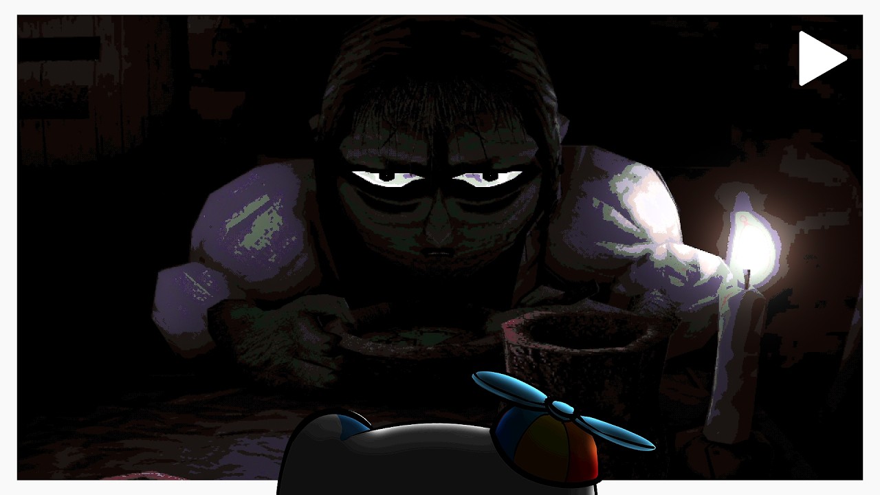This game is creepy but cool and weird but also interesting