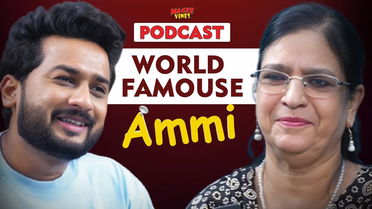 PODCAST WITH WORLD FAMOUS AMMI || HYDERABAD DIARIES || @mageevines