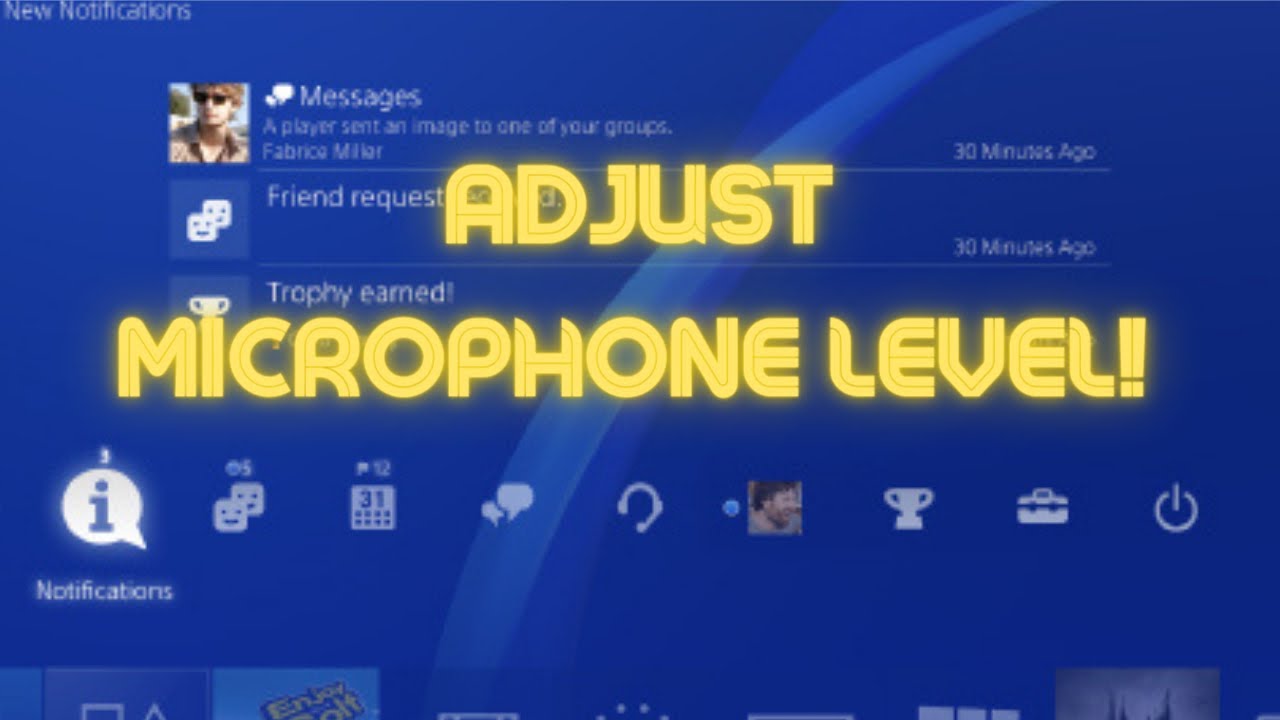 PS4 How To Adjust Microphone Level (Make yourself quieter or louder! / 2023!)