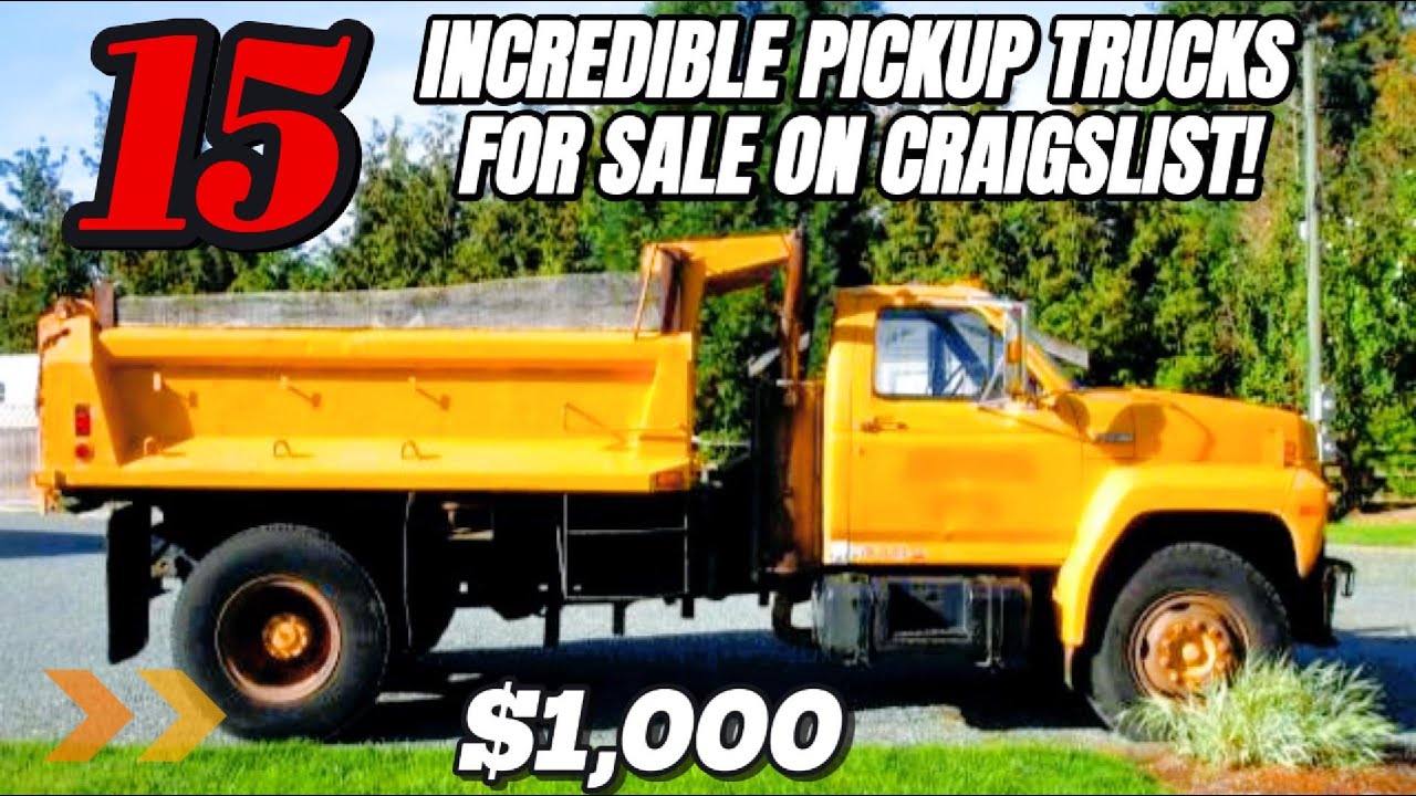 Best Craigslist Finds: 15 Incredible Pickup Trucks for Sale!