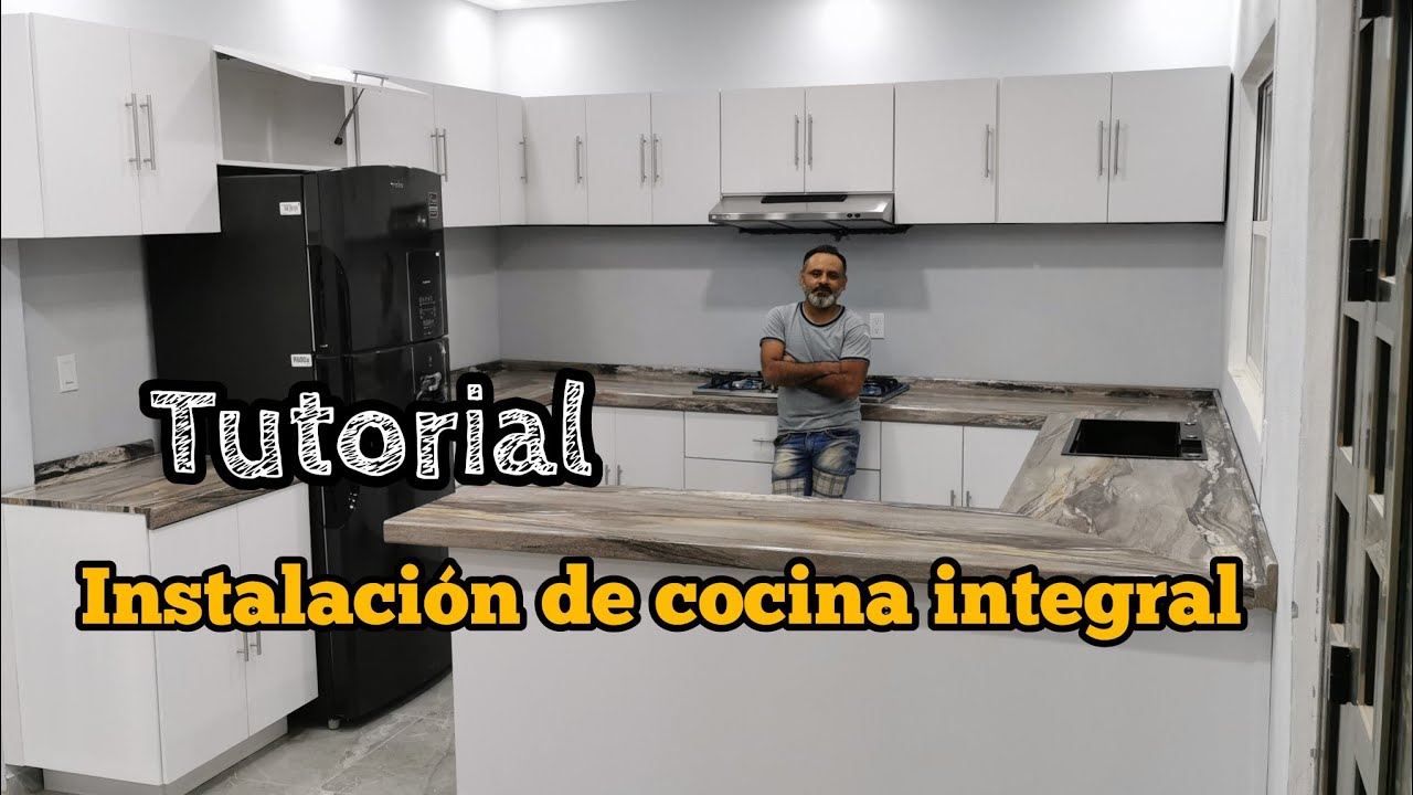 ¿como instalar una cocina integral?