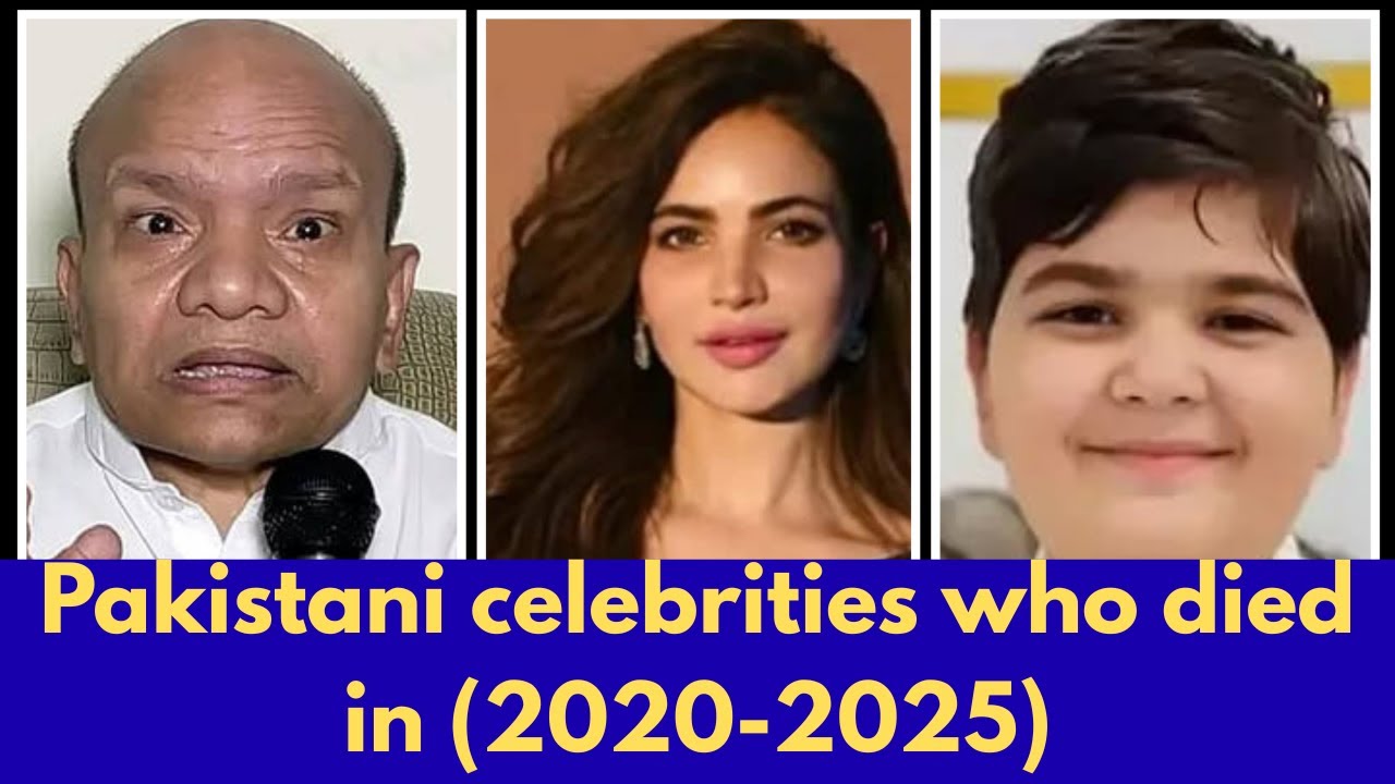 Pakistani celebrities who died 😥