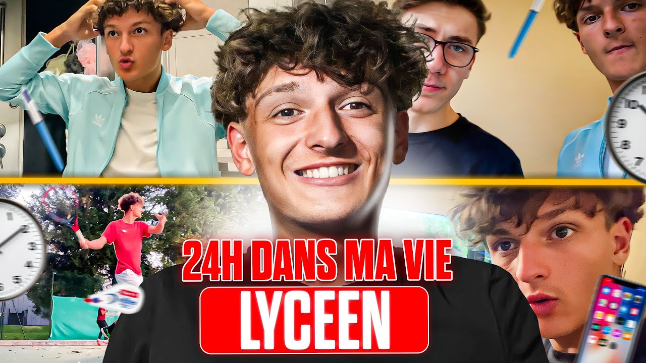 24H DANS LA VIE D'UN LYCÉEN ! (Terminale)