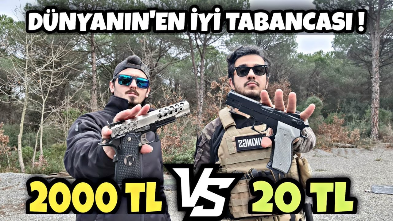 20 TL vs 2000 TL'lik TABANCA İNCELEMESİ ! ft. @TheKırtasiyeci