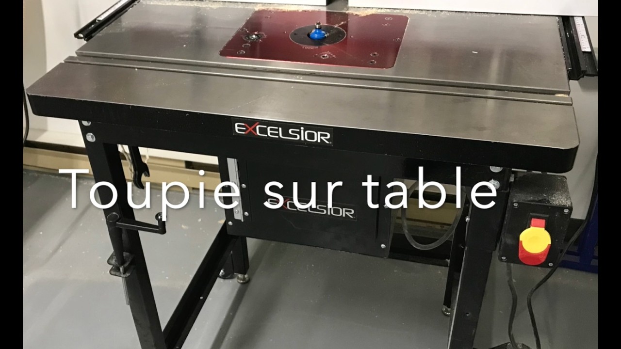 Ébénisterie communautaire de Rimouski toupie sur table