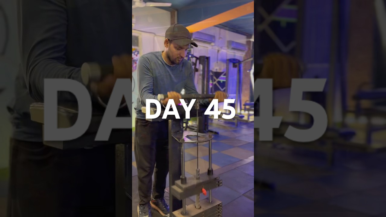 Day 45/90 Weight Gain challenge, full body workout 