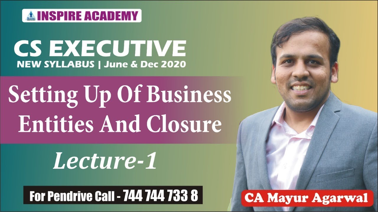 Setting up of business demo lecture 1