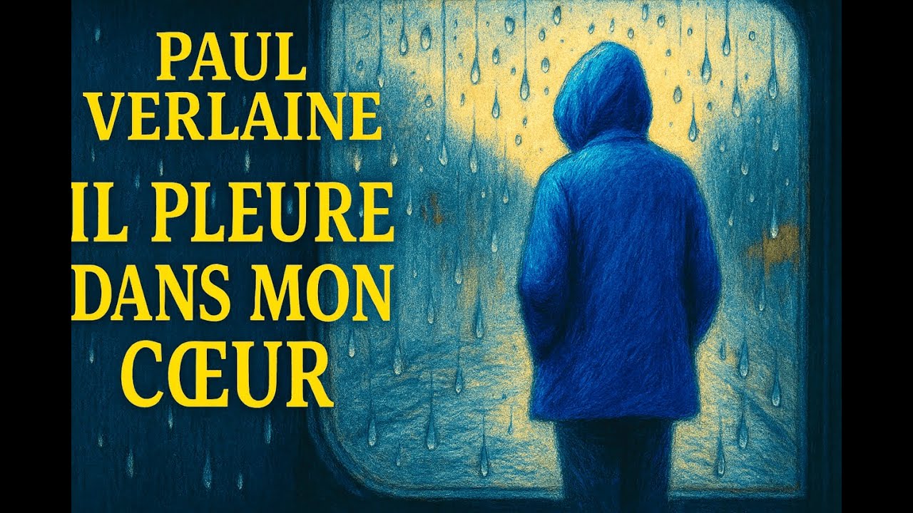 Paul Verlaine – Il pleure dans mon cœur 🌧️ Poème illustré