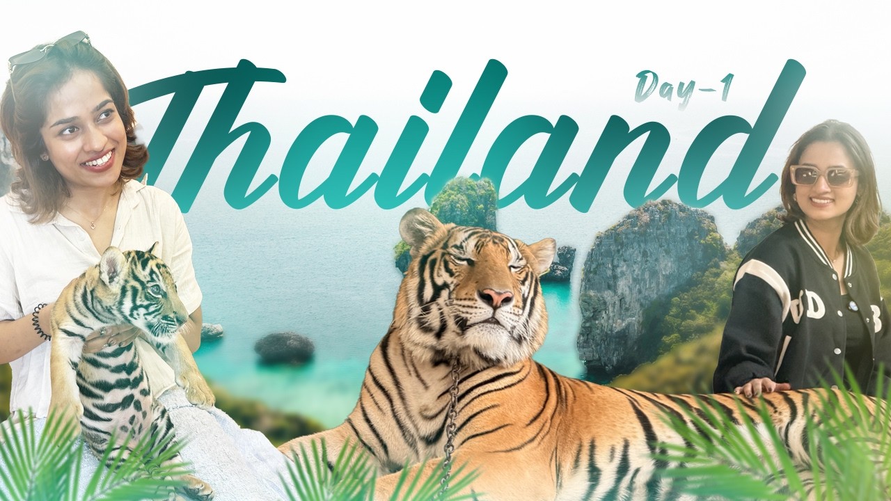ജീവൻപോയി💔CAN'T BELIEVE WE DID THIS IN THAILAND😳ONCE IN A LIFETIME EXPERIENCE🐯1ST INTERNATIONAL TRIP