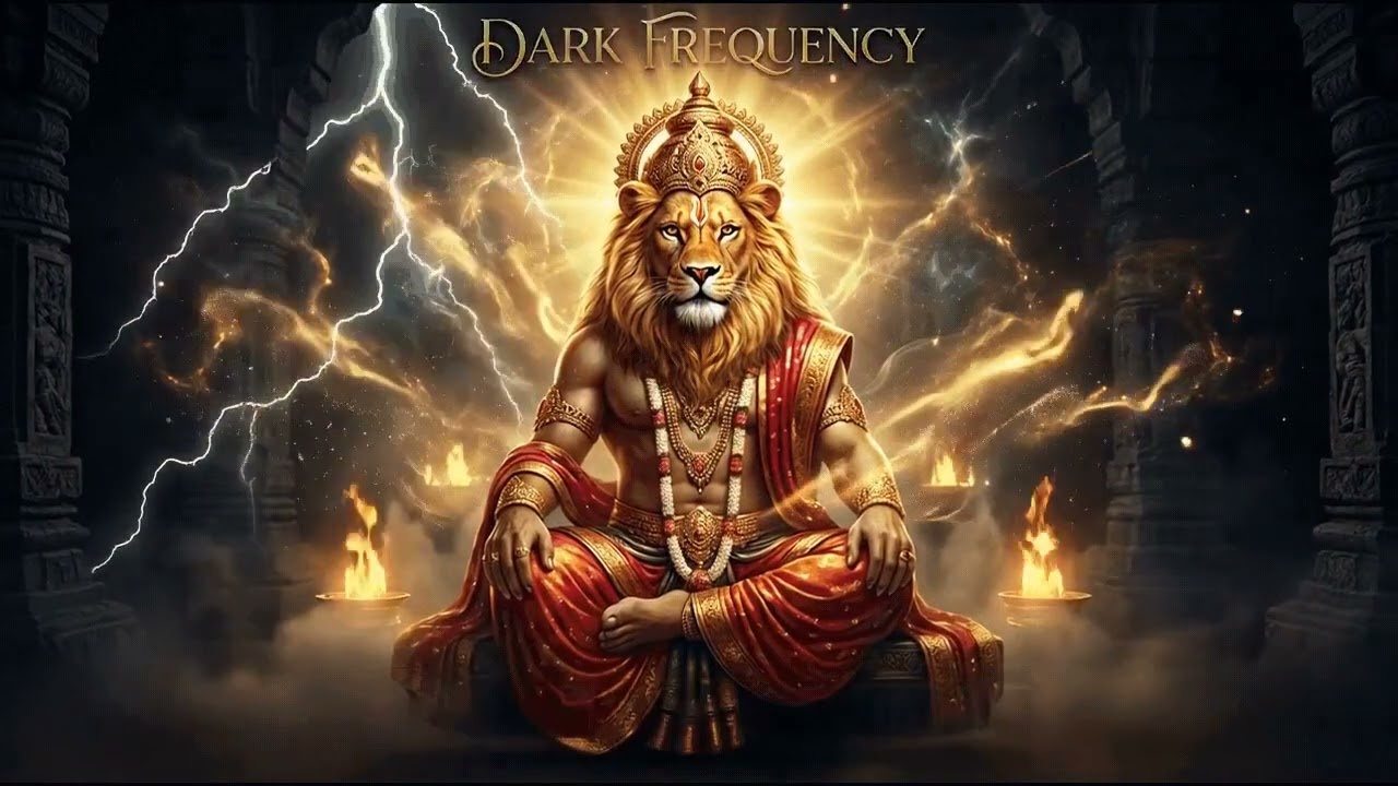 Narasimha Stotra 🦁 Dark Frequency | Epic Divine Metal Fusion | Powerful Devotional Song