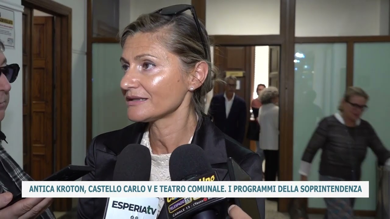 ANTICA KROTON, CASTELLO CARLO V E TEATRO COMUNALE. I PROGRAMMI DELLA SOPRINTENDENZA