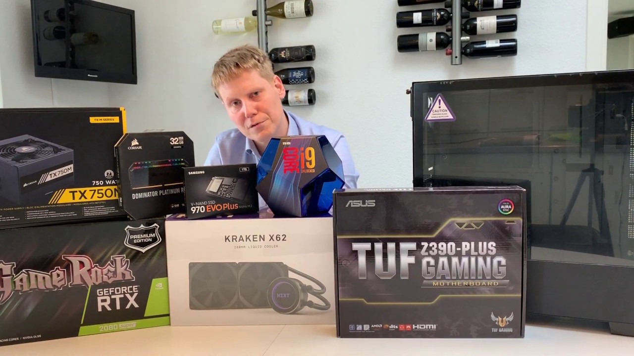 Building a kick-ass gamer PC. Intel I9, Nvidia RTX 2080 Super, NZXT X62, Asus Z390 PLUS