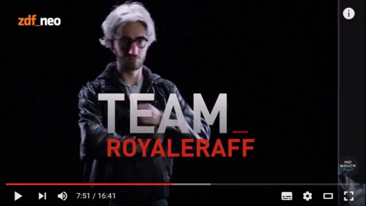 [TV-Kritik] TEAM ROYALERAFF vs. Schwiegertochter gesucht #Verafake - Jan B&ouml;hmermann - ZDFneo