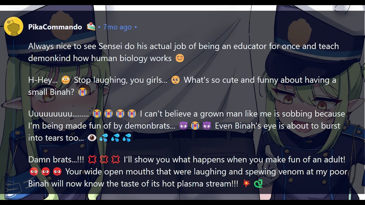 I Read Some Of The Most Unhinged Comments On The Blue Archive Subreddit 💢 (Part 1)