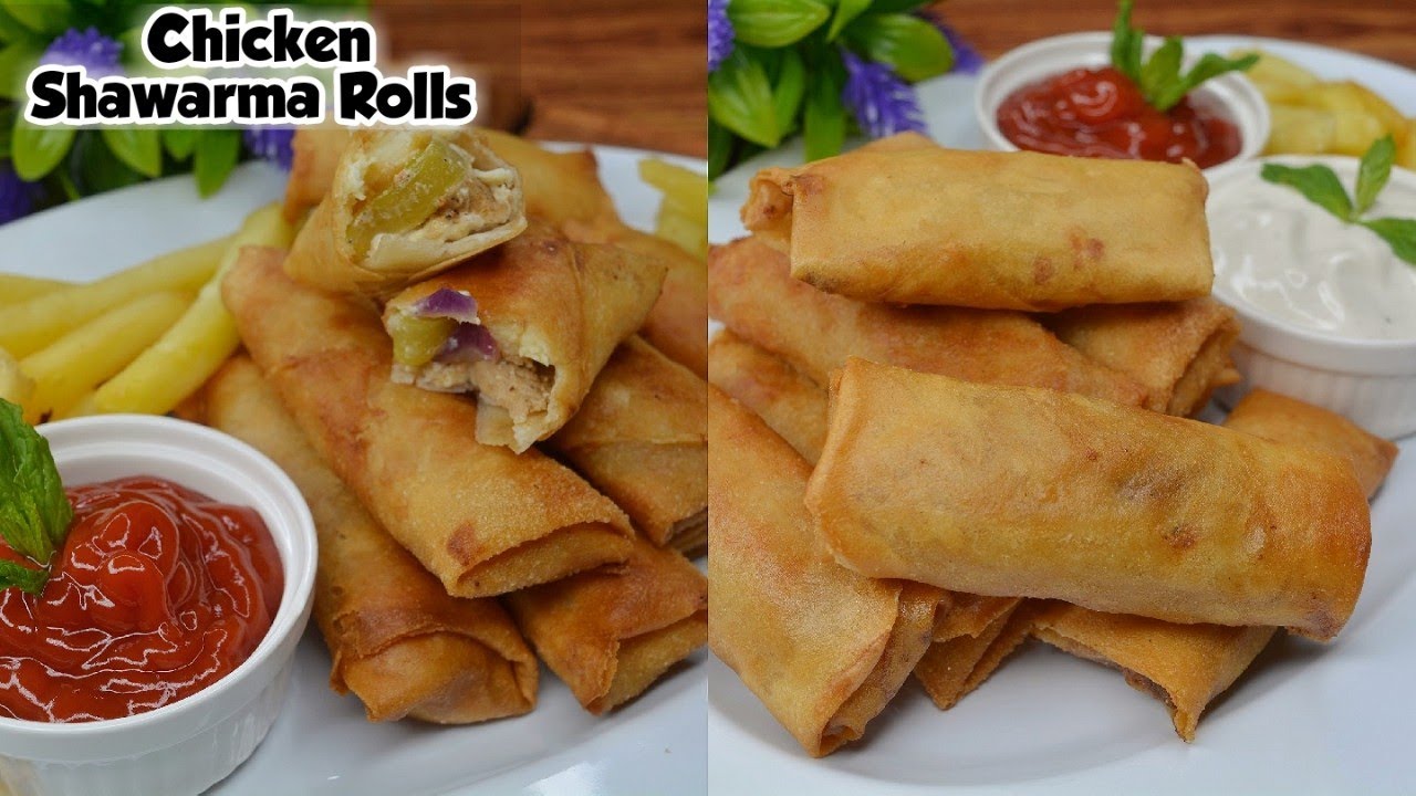 Chicken Shawarma Rolls Recipe Easy Recipe Make & Freeze|Ramadan Recipe Ramazan Special|By Food Mania