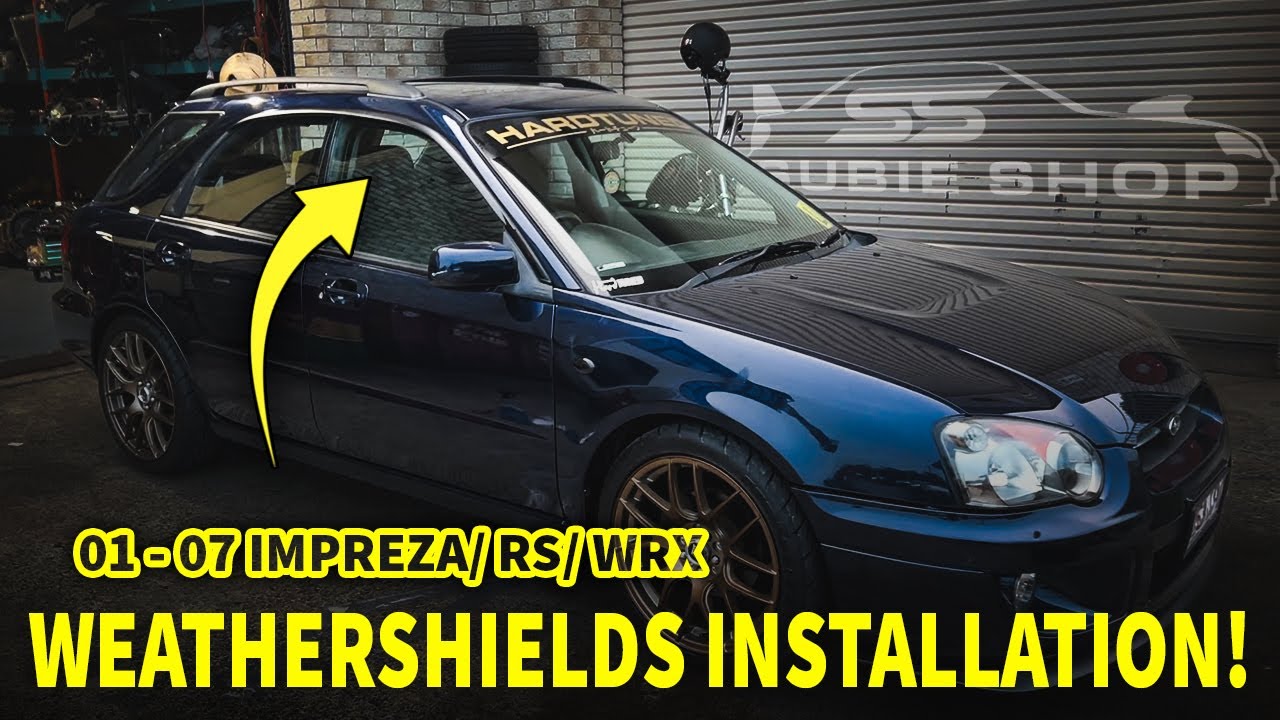 Installing Weather Shields on your 01 - 07 GD Impreza/ WRX!